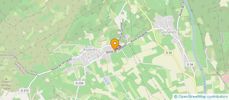 localisation de l'entreprise MADAME LAURA ROUQUAIROL  ASPERES