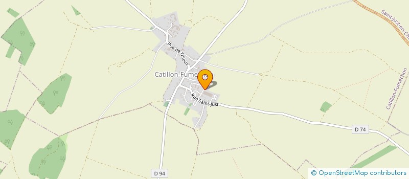 localisation de l'entreprise MADAME LAURA ROUSSEAU  CATILLON-FUMECHON