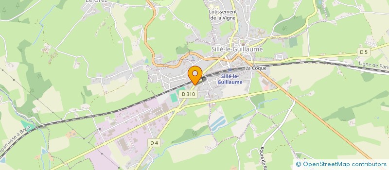 localisation de l'entreprise MADAME LAURA ROUSSEAU  SILLE-LE-GUILLAUME