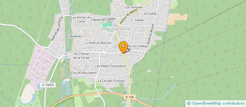 localisation de l'entreprise MADAME LAURA ROVATTI  LEGE-CAP-FERRET