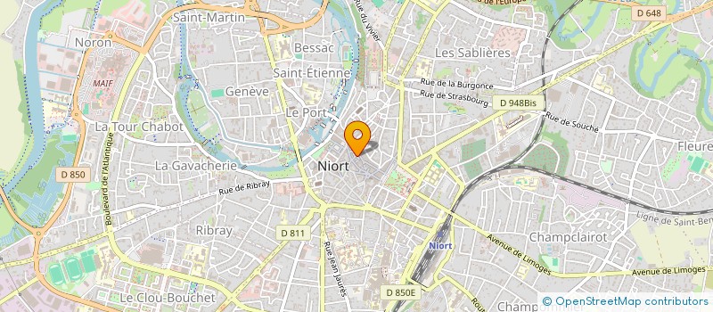 localisation de l'entreprise MADAME LAURA ROYOUX à NIORT