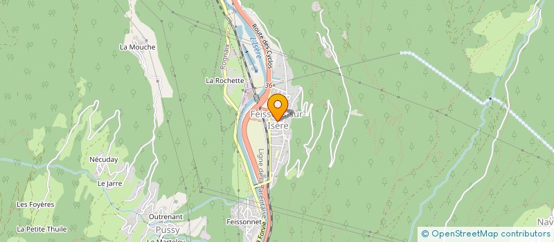 localisation de l'entreprise MADAME LAURA RUFFIER  LA LECHERE