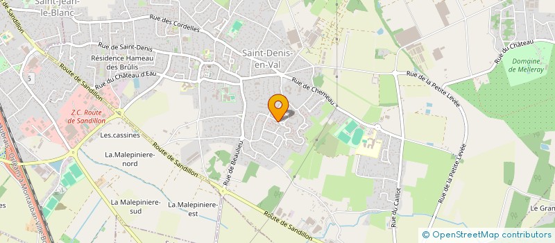 localisation de l'entreprise MADAME LAURA SAADA à SAINT-DENIS-EN-VAL