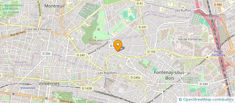 localisation de l'entreprise MADAME LAURA SADI à FONTENAY-SOUS-BOIS