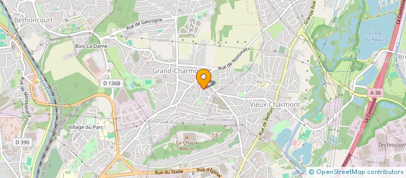 localisation de l'entreprise MADAME LAURA SAINTVOIRIN  GRAND-CHARMONT