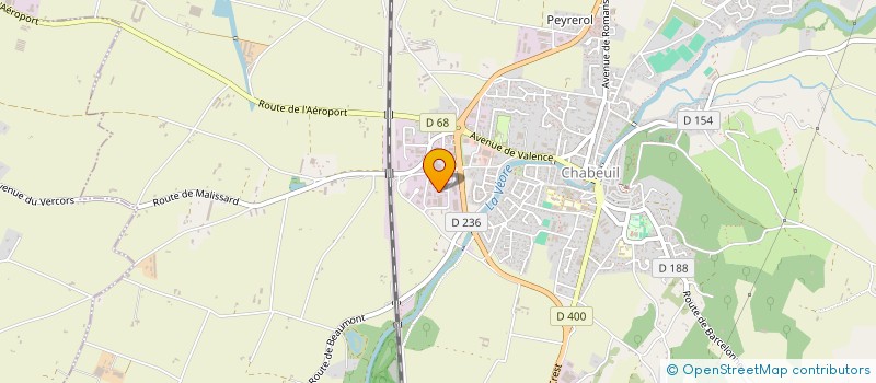 localisation de l'entreprise MADAME LAURA SALANON à CHABEUIL