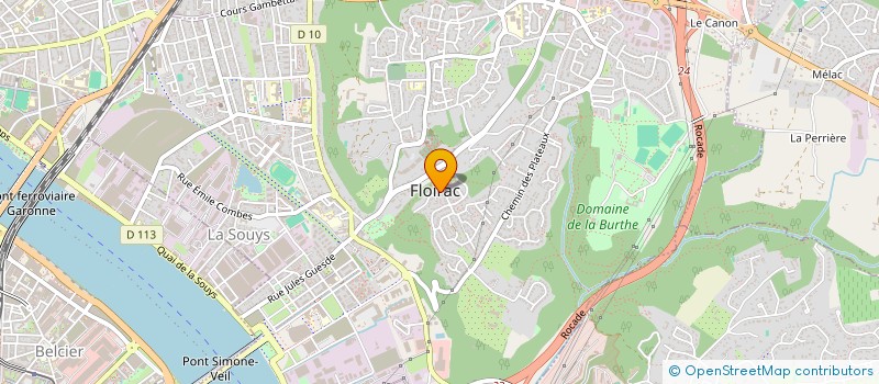 localisation de l'entreprise MADAME LAURA SALIGUE  HOURTIN