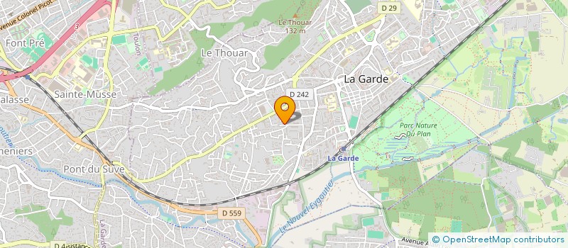 localisation de l'entreprise MADAME LAURA SALOMON à LA GARDE