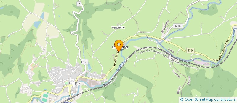 localisation de l'entreprise MADAME LAURA SANCHEZ  ROANNE