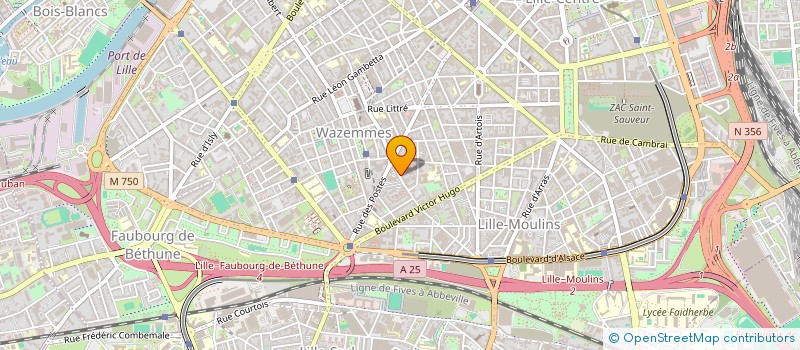 localisation de l'entreprise MADAME LAURA SANCHEZ à LILLE