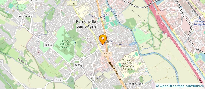 localisation de l'entreprise MADAME LAURA SANTINI  LASSERRE-PRADERE