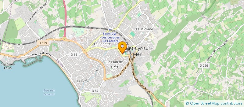 localisation de l'entreprise MADAME LAURA SANTONI à SAINT-CYR-SUR-MER