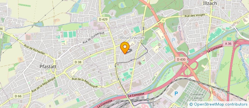 localisation de l'entreprise MADAME LAURA SANTOS  MULHOUSE