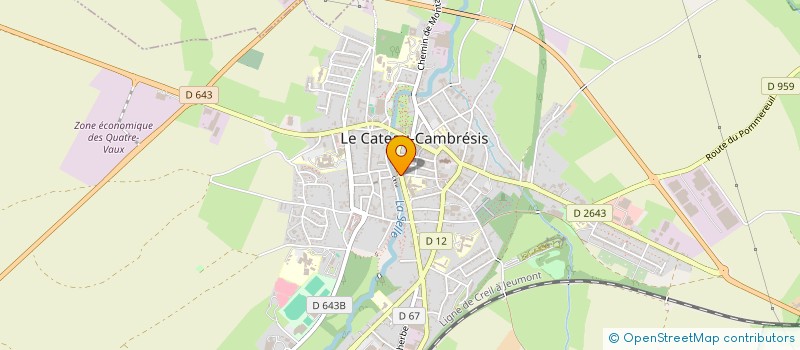 localisation de l'entreprise MADAME LAURA SART  LE CATEAU-CAMBRESIS