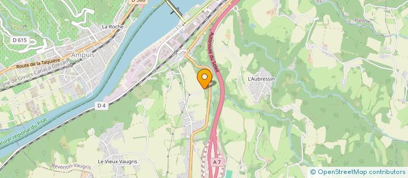 localisation de l'entreprise MADAME LAURA SAUSSIER  REVENTIN-VAUGRIS