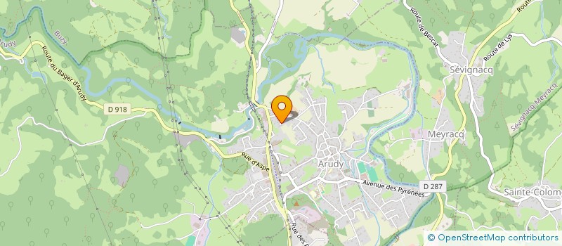 localisation de l'entreprise MADAME LAURA SAUTERON à ARUDY