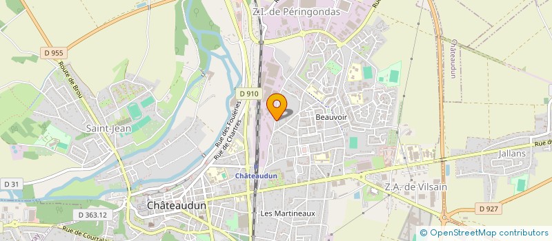 localisation de l'entreprise MADAME LAURA SCEMAMA DE GIALLULY à CHATEAUDUN