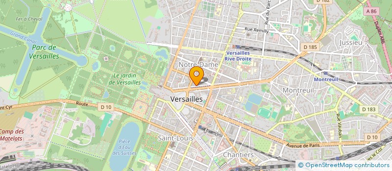 localisation de l'entreprise MADAME LAURA SCHAUB à VERSAILLES