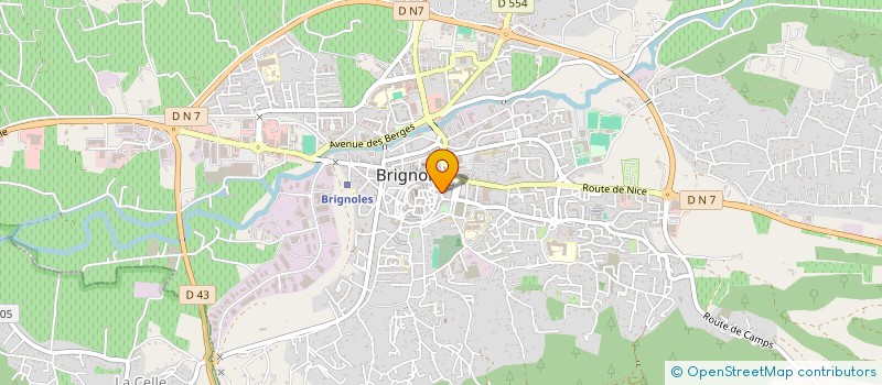 localisation de l'entreprise MADAME LAURA SCHMIDT à BRIGNOLES
