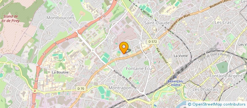 localisation de l'entreprise MADAME LAURA SCHMIDT  BESANCON