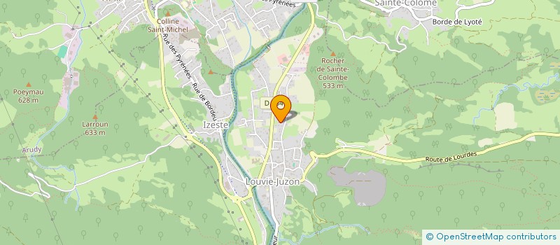 localisation de l'entreprise MADAME LAURA SCHOCH  LOUVIE-JUZON