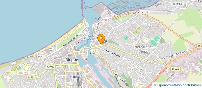 localisation de l'entreprise MADAME LAURA SCHULE  DIEPPE