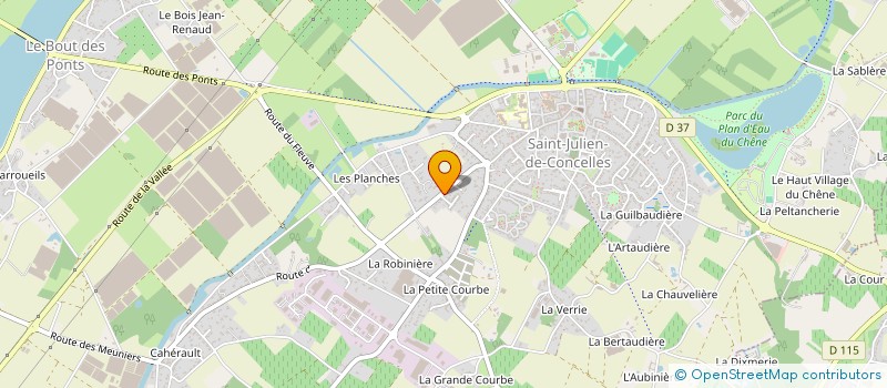 localisation de l'entreprise MADAME LAURA SCOTEZ à SAINT-JULIEN-DE-CONCELLES