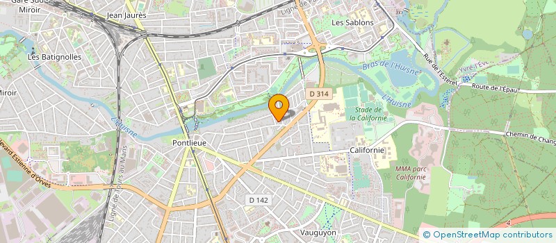 localisation de l'entreprise MADAME LAURA SECHET  LE MANS