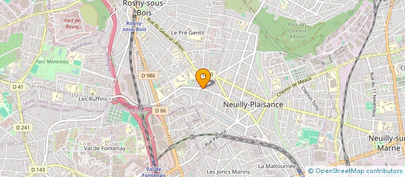 localisation de l'entreprise MADAME LAURA SEIGNEUR à ROSNY-SOUS-BOIS