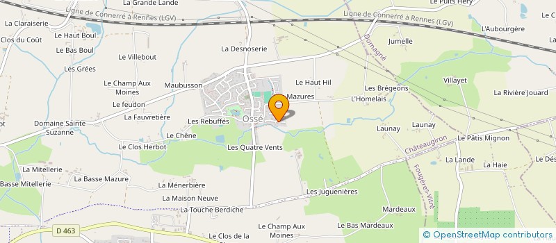 localisation de l'entreprise MADAME LAURA SENTEX  CHATEAUGIRON