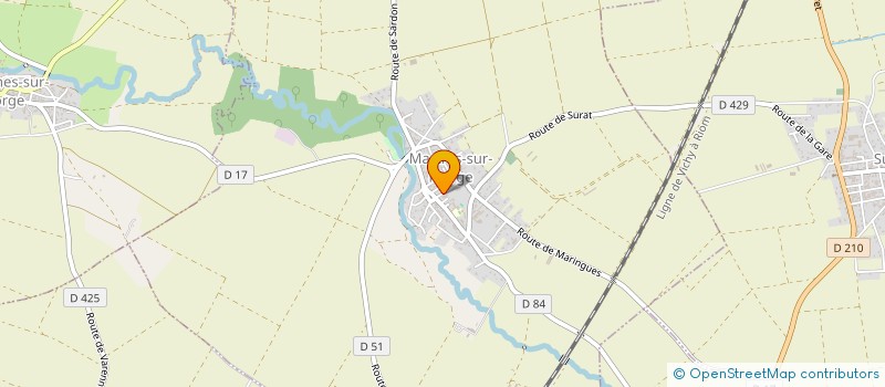 localisation de l'entreprise MADAME LAURA SEVESTRE  MARTRES-SUR-MORGE