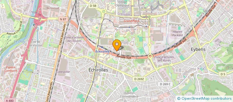 localisation de l'entreprise MADAME LAURA SEVILLA  ECHIROLLES