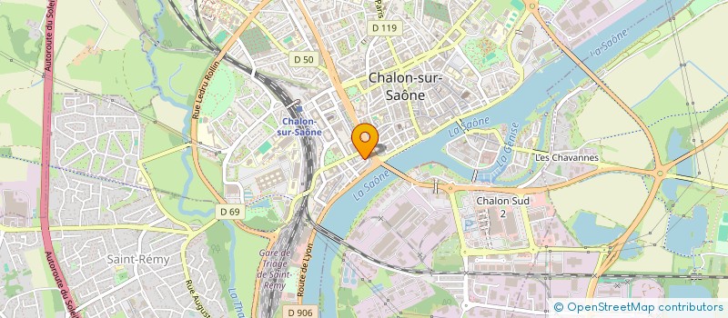 localisation de l'entreprise MADAME LAURA SIMEAND à CHALON-SUR-SAONE