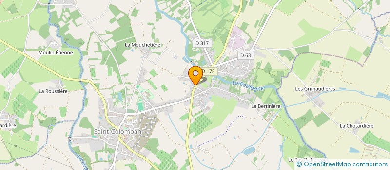 localisation de l'entreprise MADAME LAURA SIMONNEAU  SAINT-COLOMBAN