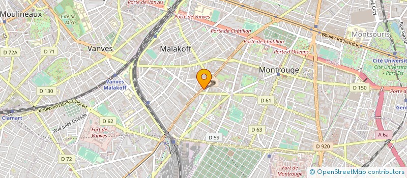 localisation de l'entreprise MADAME LAURA SMILA  MONTROUGE