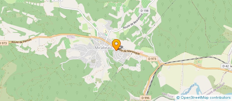 localisation de l'entreprise MADAME LAURA SOARES à MIRABEAU