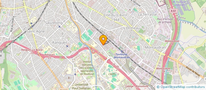 localisation de l'entreprise MADAME LAURA SOFIA URBINA IGLESIAS à TOULOUSE