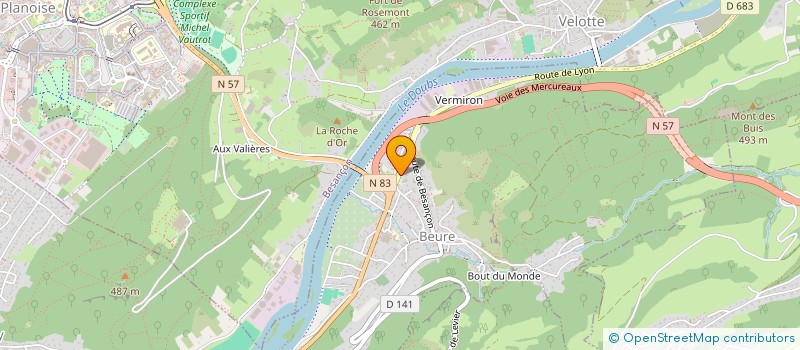 localisation de l'entreprise MADAME LAURA SOLENE ZVER  BEURE