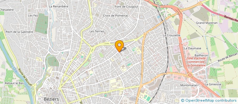 localisation de l'entreprise MADAME LAURA SOLER à BEZIERS