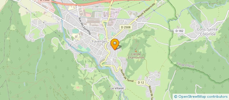 localisation de l'entreprise MADAME LAURA SONZOGNI  FAVERGES-SEYTHENEX