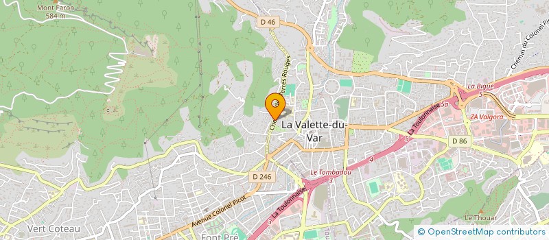 localisation de l'entreprise MADAME LAURA SOONEKINDT à LA VALETTE-DU-VAR