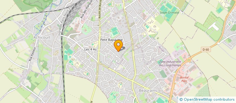 localisation de l'entreprise MADAME LAURA SOUART à ACHICOURT