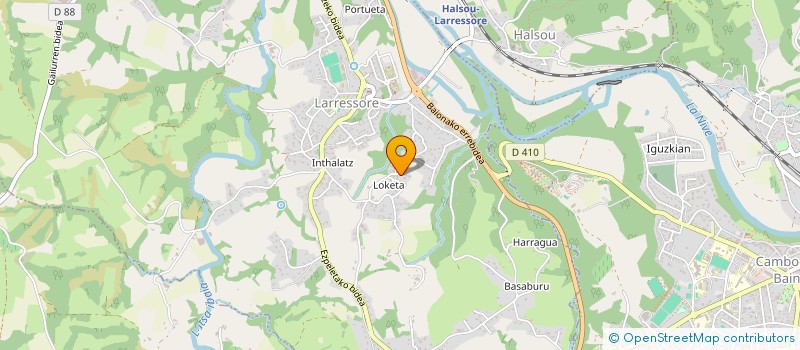 localisation de l'entreprise MADAME LAURA SOUBELET  URRUGNE