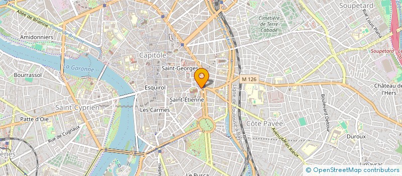 localisation de l'entreprise MADAME LAURA SOULIER  TOULOUSE