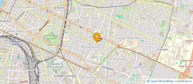 localisation de l'entreprise MADAME LAURA SOULIER  LYON