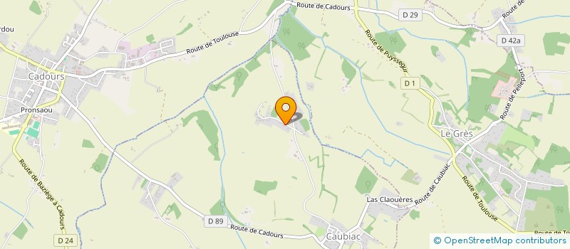 localisation de l'entreprise MADAME LAURA SOULIOL  CAUBIAC