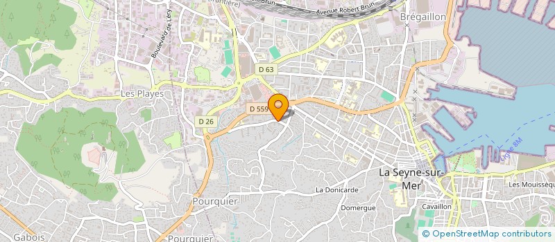localisation de l'entreprise MADAME LAURA SOYER à LA SEYNE-SUR-MER
