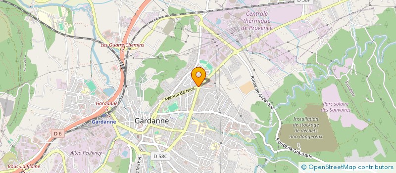 localisation de l'entreprise MADAME LAURA SPADONI à GARDANNE
