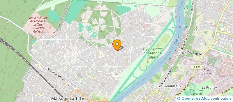 localisation de l'entreprise MADAME LAURA SPONY  MAISONS-LAFFITTE