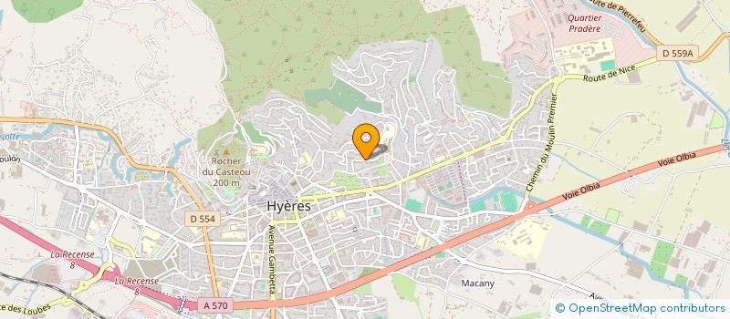 localisation de l'entreprise MADAME LAURA STELLA BOUKEZZI à HYERES